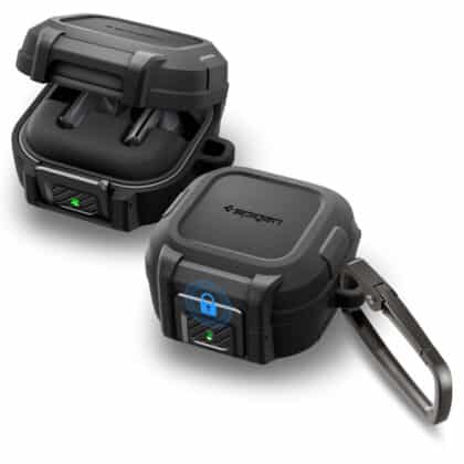 Θήκη Spigen Lock Fit για Samsung Galaxy Buds4 / Buds4 Pro μαύρη