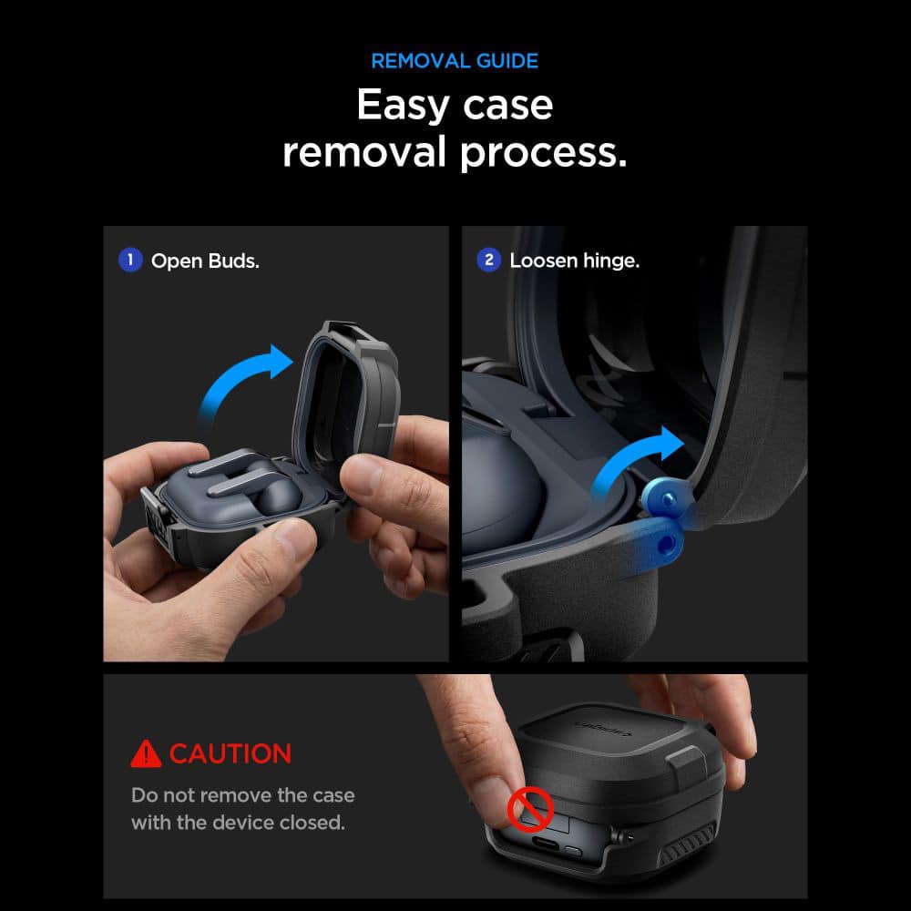 Θήκη Spigen Lock Fit για Samsung Galaxy Buds4 / Buds4 Pro μαύρη - Image 7