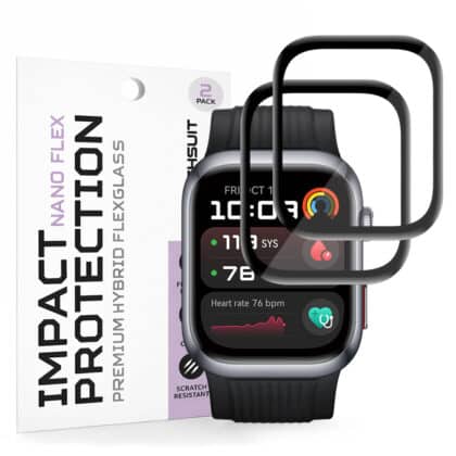 Techsuit - Nano Flex (συσκευασία 2 τεμαχίων) - Huawei Watch D2 - Μαύρο