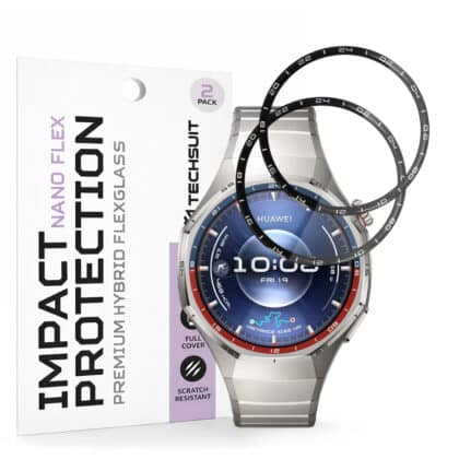 Techsuit - Nano Flex (συσκευασία 2 τεμαχίων) - Huawei Watch GT 6 Pro - Μαύρο