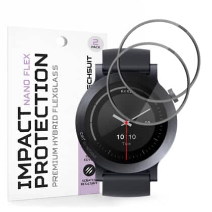 Techsuit - Nano Flex (συσκευασία 2 τεμαχίων) - Nothing CMF Watch 3 Pro - Μαύρο