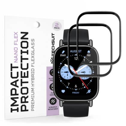 Techsuit - Nano Flex (συσκευασία 2 τεμαχίων) - Xiaomi Redmi Watch 5 Lite - Μαύρο