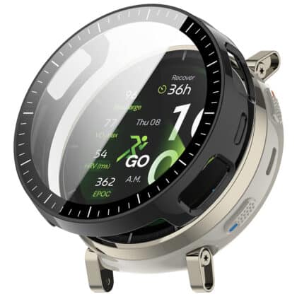 Techsuit - Defense360 Pro + Προστατευτικό οθόνης - Amazfit Active 3 Premium - Μαύρο