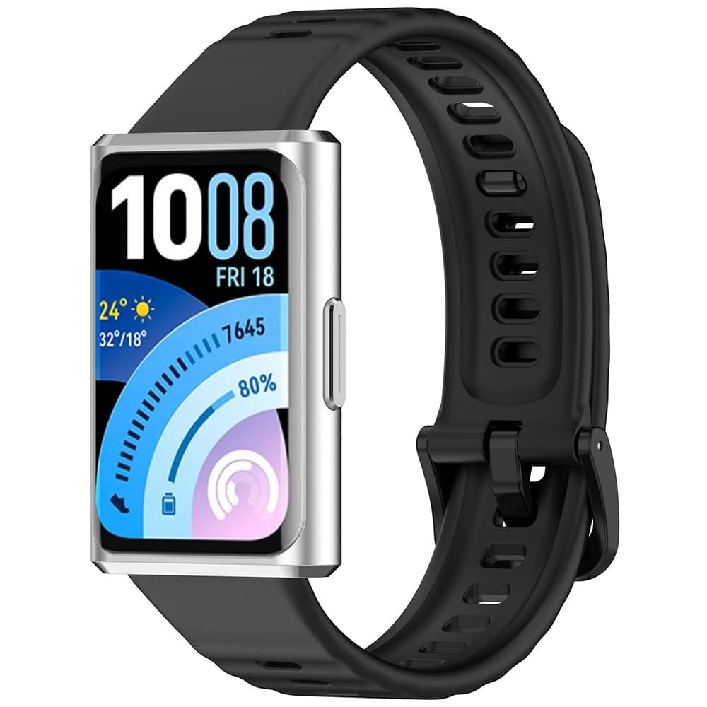 Techsuit - Λουράκι ρολογιού (W082) - Huawei Band 11 / Band 11 Pro - Μαύρο - Image 2
