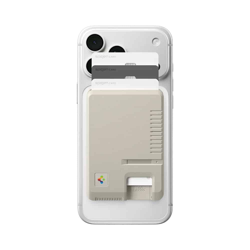 Spigen - Πορτοφόλι Classic LS Mag Fit με Magsafe (AFA10949) - Εύκολη Πρόσβαση, Ρετρό Σιλουέτα, Λεπτός Σχεδιασμός - Πέτρα - Image 4