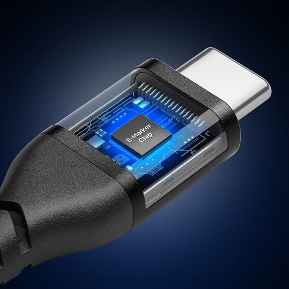 SPIGEN EB10010CCA ΒΑΣΙΚΟ ΚΑΛΩΔΙΟ ΤΥΠΟΥ-C 100W 100CM ΜΑΥΡΟ - Image 4