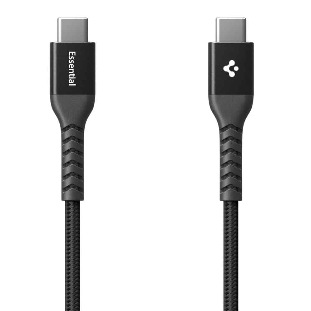 SPIGEN EB10010CCA ΒΑΣΙΚΟ ΚΑΛΩΔΙΟ ΤΥΠΟΥ-C 100W 100CM ΜΑΥΡΟ - Image 2