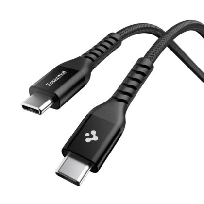 SPIGEN EB10010CCA ΒΑΣΙΚΟ ΚΑΛΩΔΙΟ ΤΥΠΟΥ-C 100W 100CM ΜΑΥΡΟ