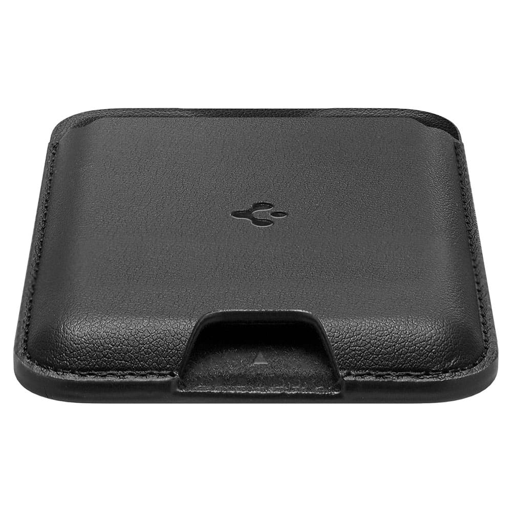 Spigen - Πορτοφόλι Valentinus MagFit (AFA11337) - για 5 κάρτες εύκολης πρόσβασης, μινιμαλιστική κατασκευή, δέρμα PU - μαύρο - Image 4
