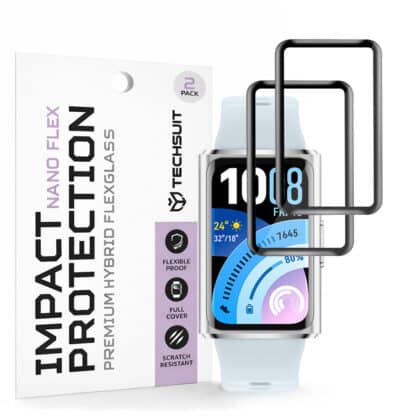 Techsuit - Nano Flex (συσκευασία 2 τεμαχίων) - Huawei Band 11 Pro - Μαύρο