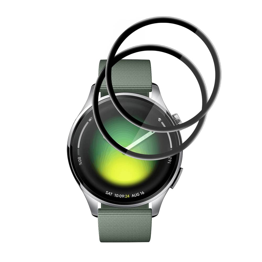 Techsuit - Nano Flex (συσκευασία 2 τεμαχίων) - Xiaomi Watch 5 (47mm) - Μαύρο - Image 2