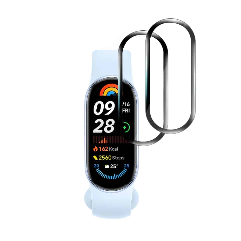 Techsuit - Nano Flex (συσκευασία 2 τεμαχίων) - Xiaomi Mi Band 9 / 9 NFC - Μαύρο - Image 2