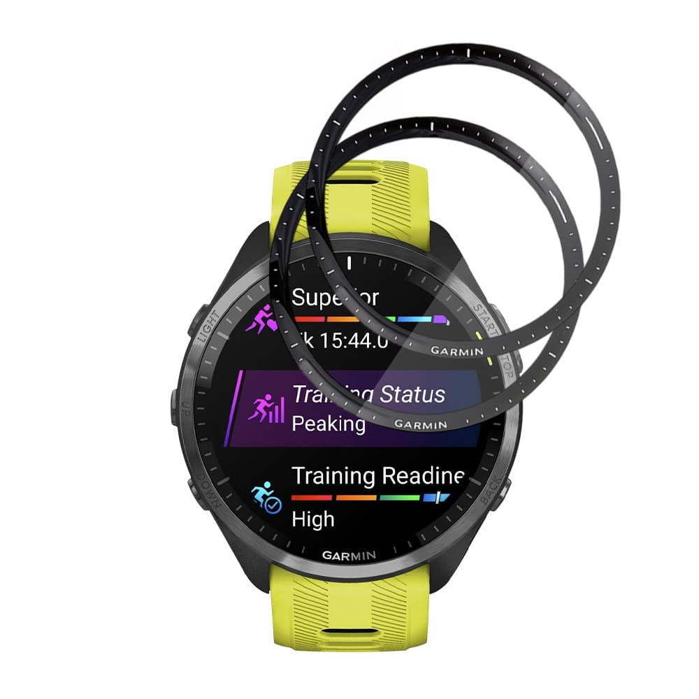 Techsuit - Nano Flex (2 τεμάχια) - Garmin Forerunner 965 - Μαύρο - Image 2
