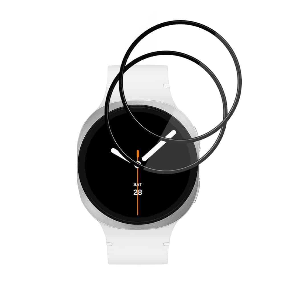 Techsuit - Nano Flex (συσκευασία 2 τεμαχίων) - Samsung Galaxy Watch8 44mm - Μαύρο - Image 2