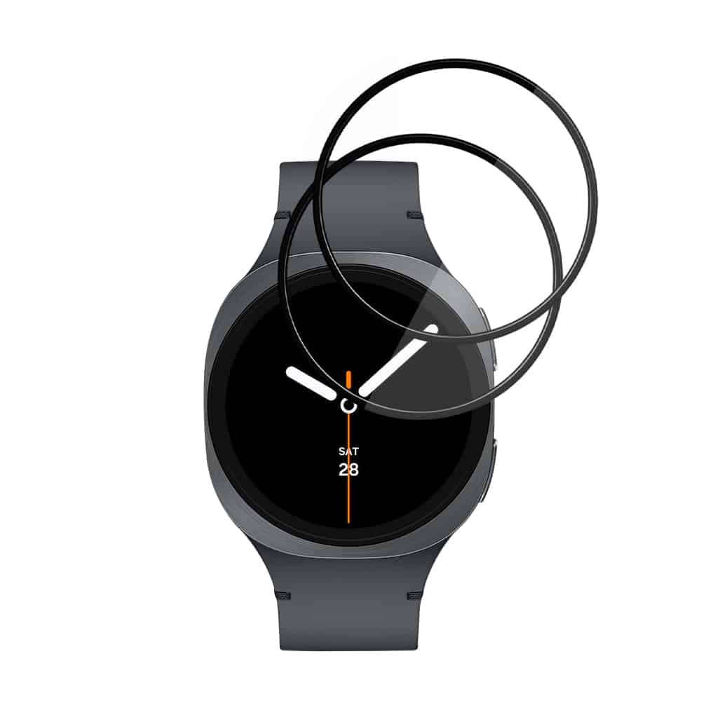 Techsuit - Nano Flex (συσκευασία 2 τεμαχίων) - Samsung Galaxy Watch8 40mm - Μαύρο - Image 2