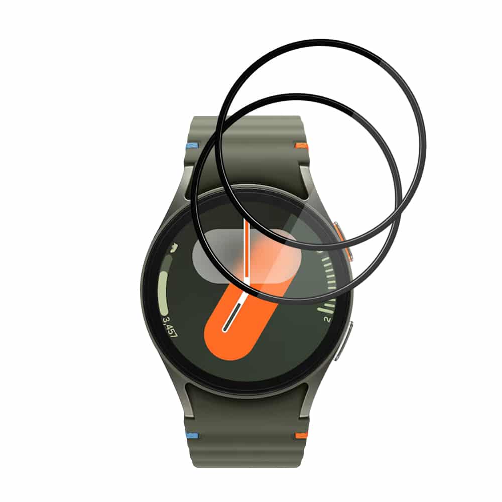 Techsuit - Nano Flex (συσκευασία 2 τεμαχίων) - Samsung Galaxy Watch7 40mm - Μαύρο - Image 2