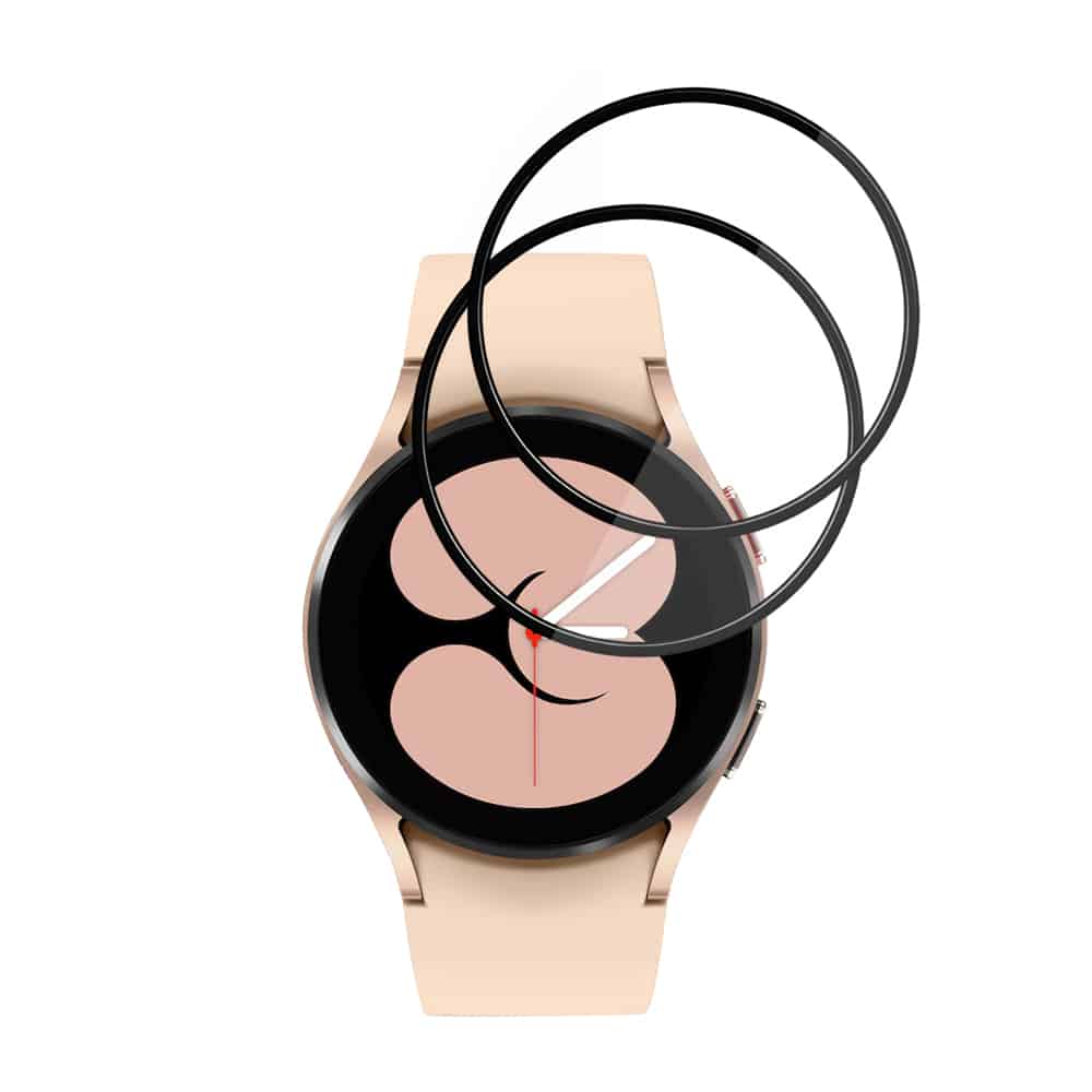 Techsuit - Nano Flex (συσκευασία 2 τεμαχίων) - Samsung Galaxy Watch4 40mm - Μαύρο - Image 2