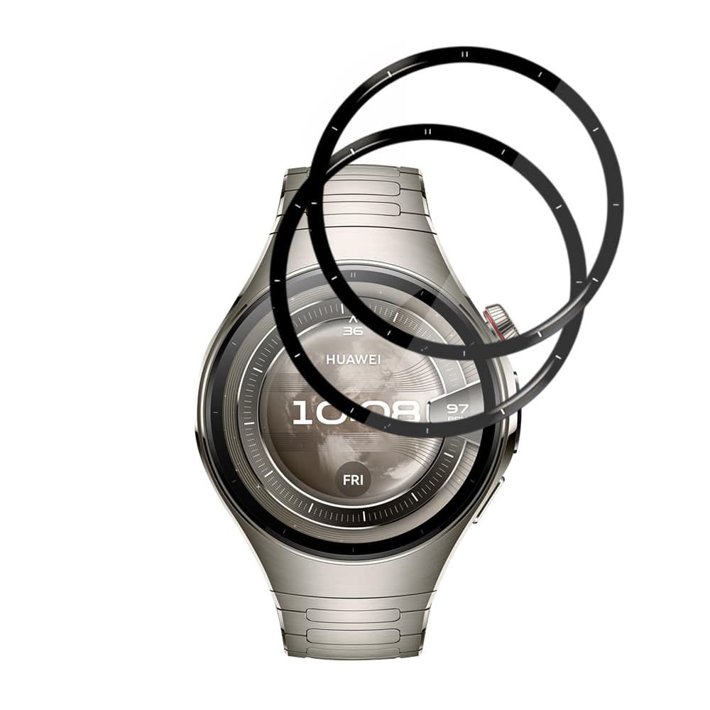 Techsuit - Nano Flex (συσκευασία 2 τεμαχίων) - Huawei Watch 5 46mm - Μαύρο - Image 2