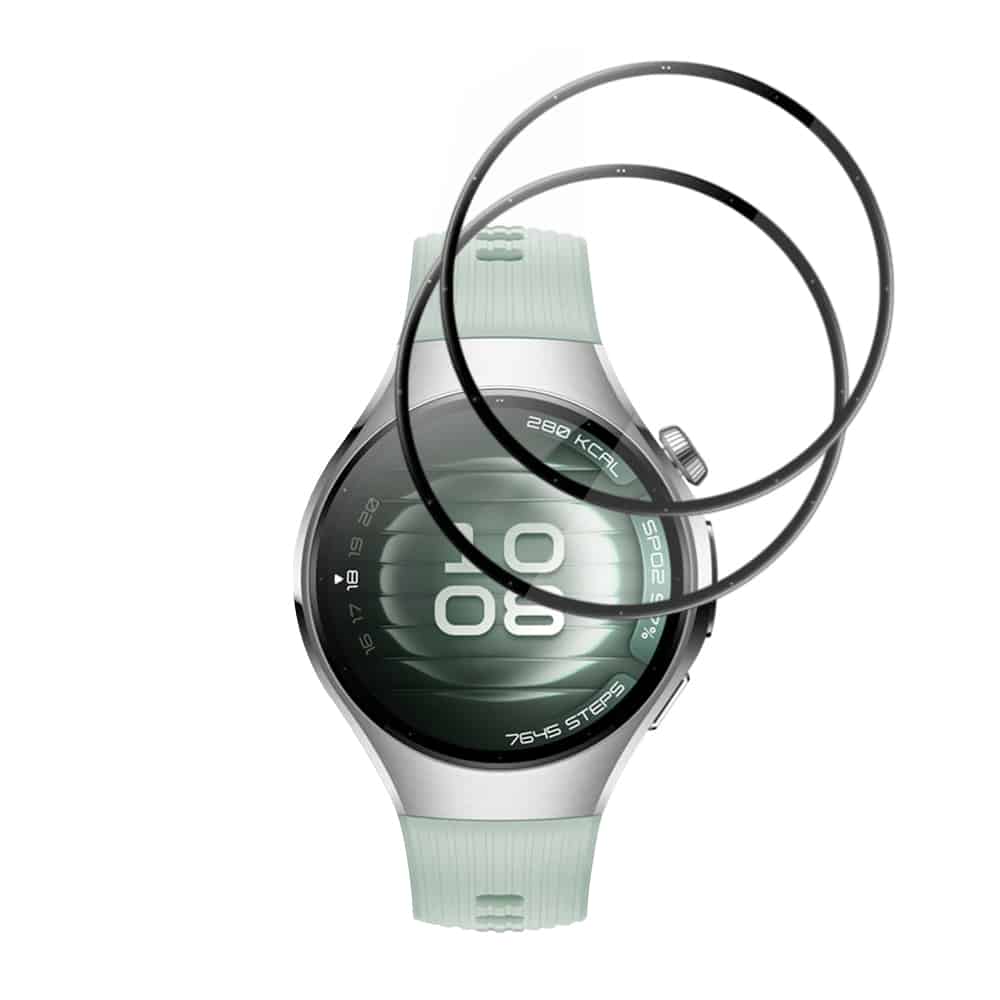 Techsuit - Nano Flex (συσκευασία 2 τεμαχίων) - Huawei Watch 5 42mm - Μαύρο - Image 2