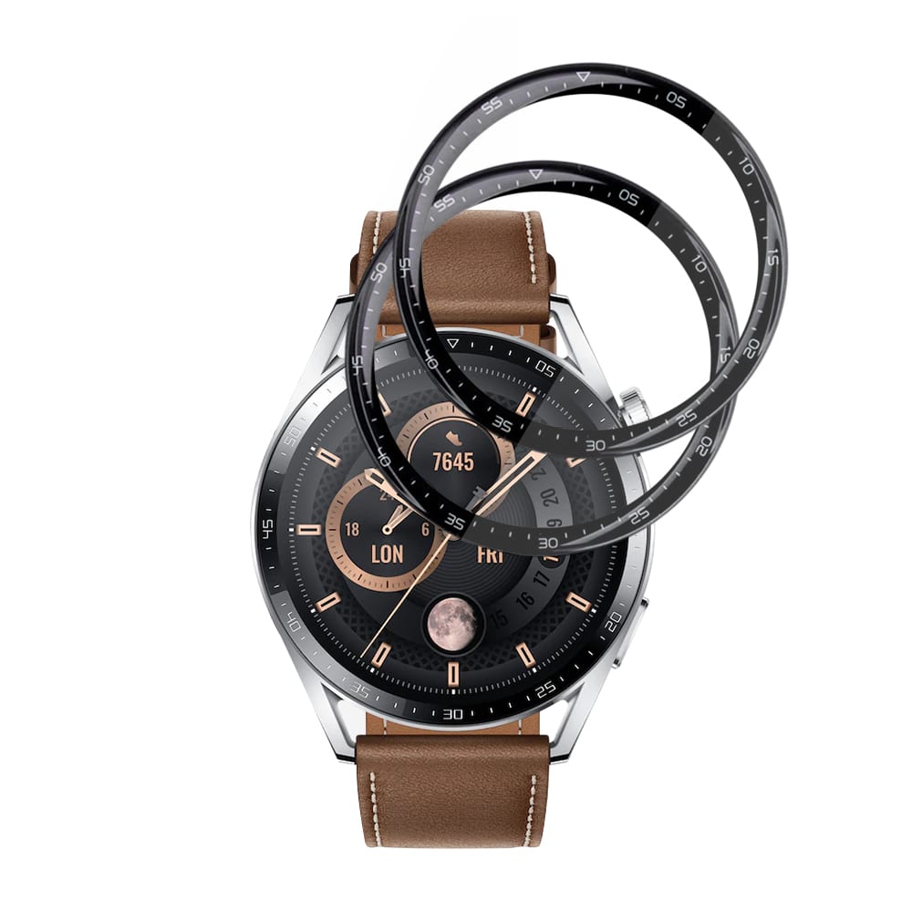 Techsuit - Nano Flex (συσκευασία 2 τεμαχίων) - Huawei Watch GT 3 46mm - Μαύρο - Image 2
