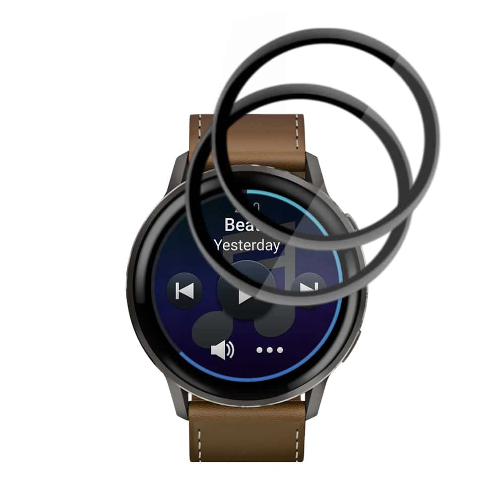 Techsuit - Nano Flex (2 τεμάχια) - Garmin Venu 4 45mm - Μαύρο - Image 2