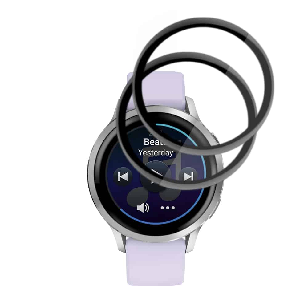 Techsuit - Nano Flex (2 τεμάχια) - Garmin Venu 4 41mm - Μαύρο - Image 2