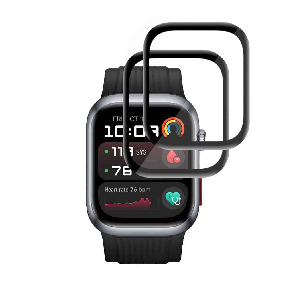 Techsuit - Nano Flex (συσκευασία 2 τεμαχίων) - Huawei Watch D2 - Μαύρο - Image 2