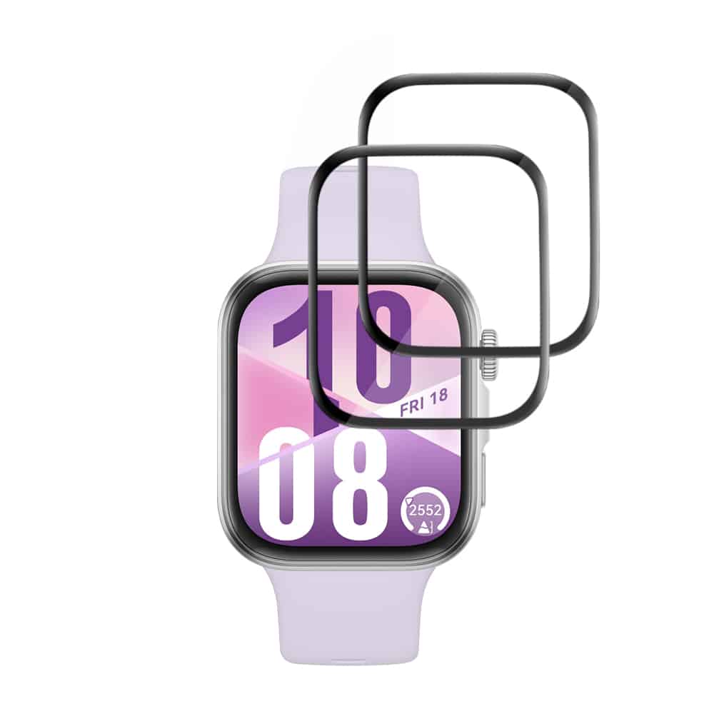 Techsuit - Nano Flex (συσκευασία 2 τεμαχίων) - Huawei Watch Fit 4 - Μαύρο - Image 2