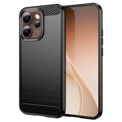 Techsuit Carbon Silicone - θήκη για Oppo Reno15 Pro Max - Μαύρο