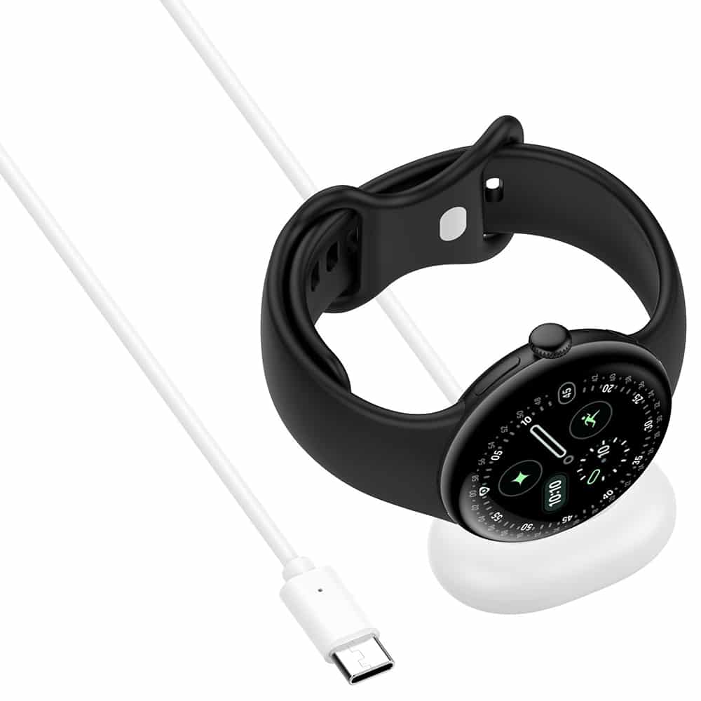 Techsuit - Καλώδιο ασύρματης φόρτισης SmartWatch (THPX) - για Google Pixel Watch 4 - Λευκό - Image 3