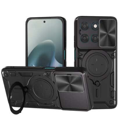 Techsuit CamGuard Pro - θήκη για Motorola Moto G77 / G67 - Μαύρο