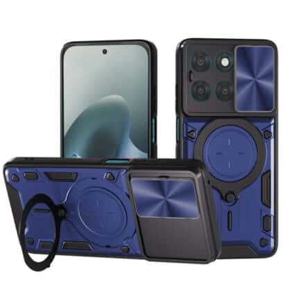 Techsuit CamGuard Pro - θήκη για Motorola Moto G77 / G67 - Μπλε