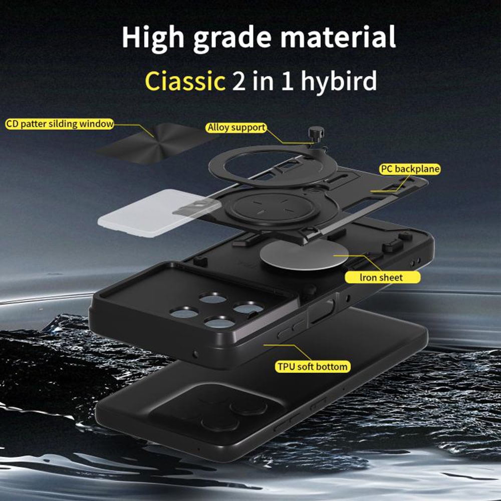 Techsuit CamGuard Pro - θήκη για Oppo A6x - Μαύρο - Image 5