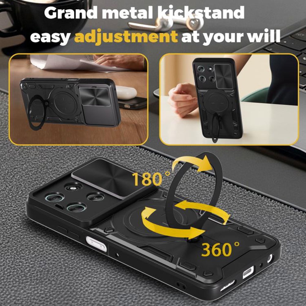 Techsuit CamGuard Pro - θήκη για Oppo A6x - Μαύρο - Image 6