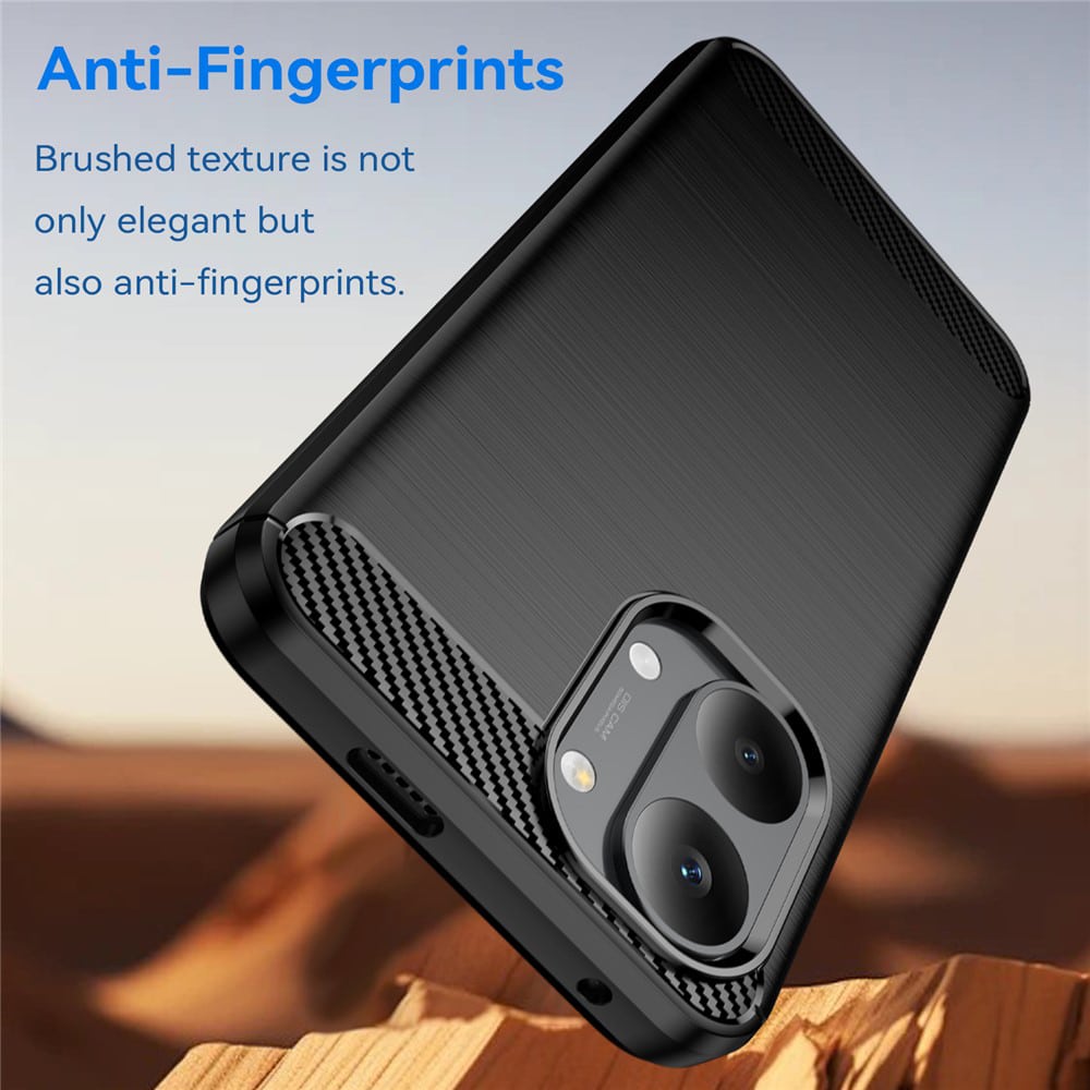 Techsuit Carbon Silicone - θήκη για Xiaomi Poco X8 Pro Max - Μαύρο - Image 6