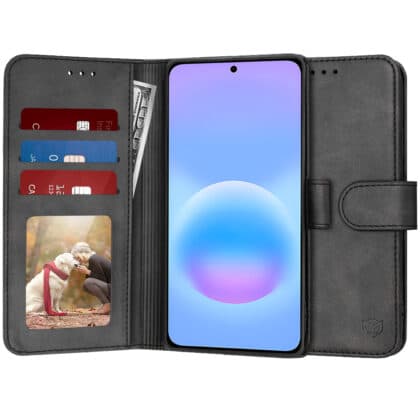 Techsuit Diary Book - θήκη για Samsung Galaxy A57 - Μαύρο