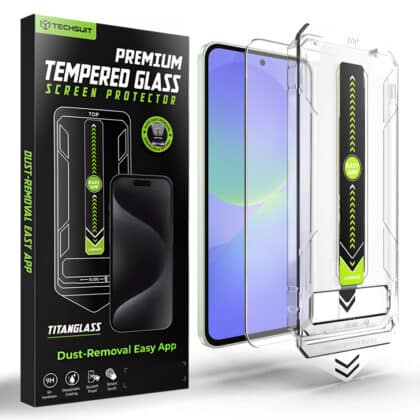 Techsuit - [Συμβατό με ξεκλείδωμα με δακτυλικό αποτύπωμα] TitanGlass CrystalHD - Samsung Galaxy A36 5G / A37 5G - Διαφανές