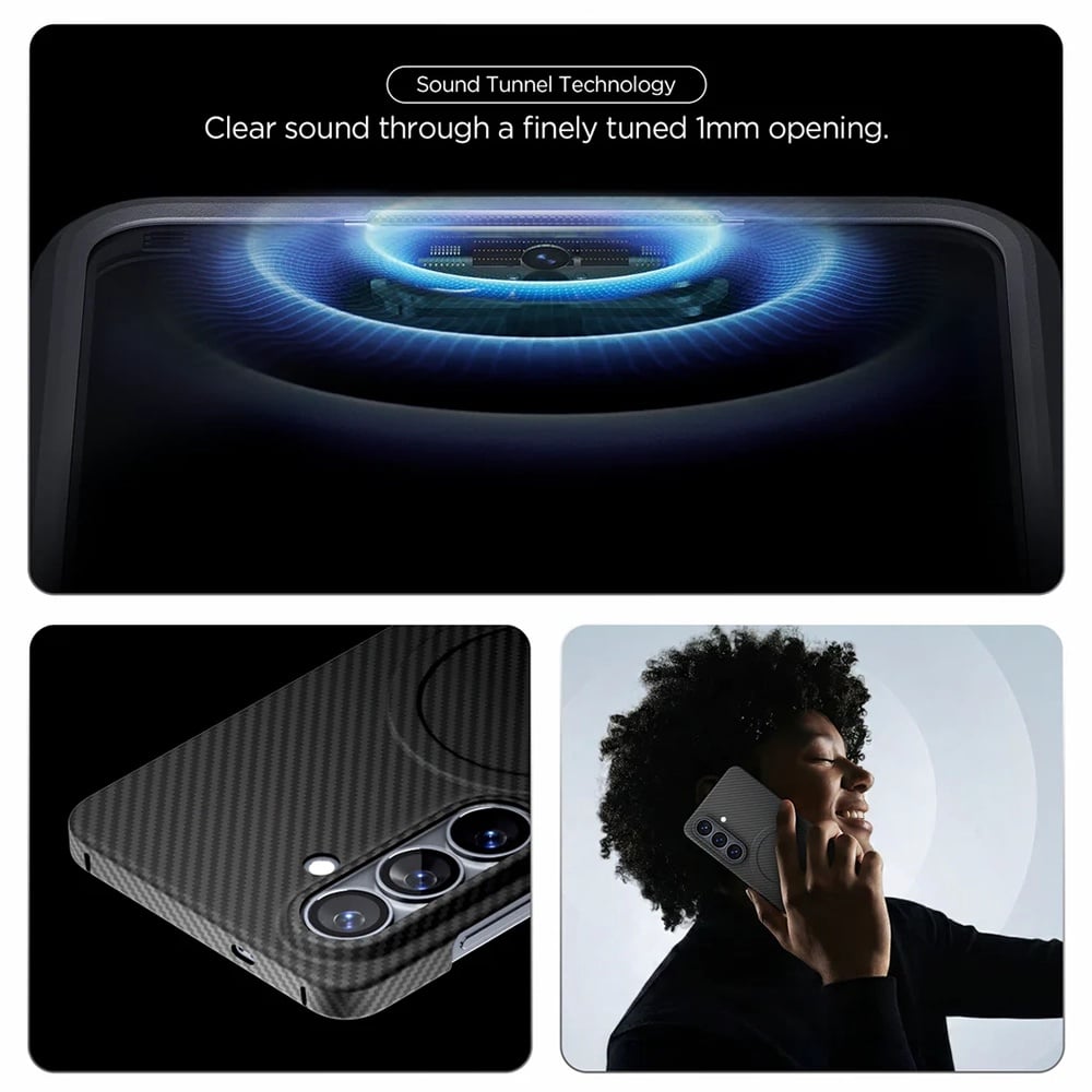 Spigen - Θήκη Air Skin Aramid MagFit (ACS11048) - Samsung Galaxy S26 Plus - Μαύρο - Image 7