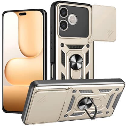 Techsuit CamShield Series - θήκη για Honor 600 Lite - Χρυσό