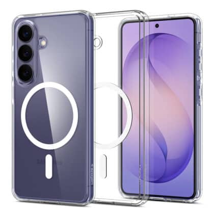 Spigen Ultra Hybrid Mag MagSafe Διαφανής Λευκή - θήκη για Samsung Galaxy S26 - Διάφανο