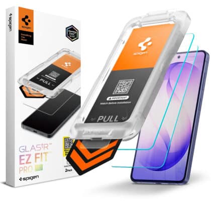Spigen Glas.TR EZ FIT PRO HD Σκληρυμένο Γυαλί για Samsung Galaxy S26 Διάφανο 2 τεμάχια.