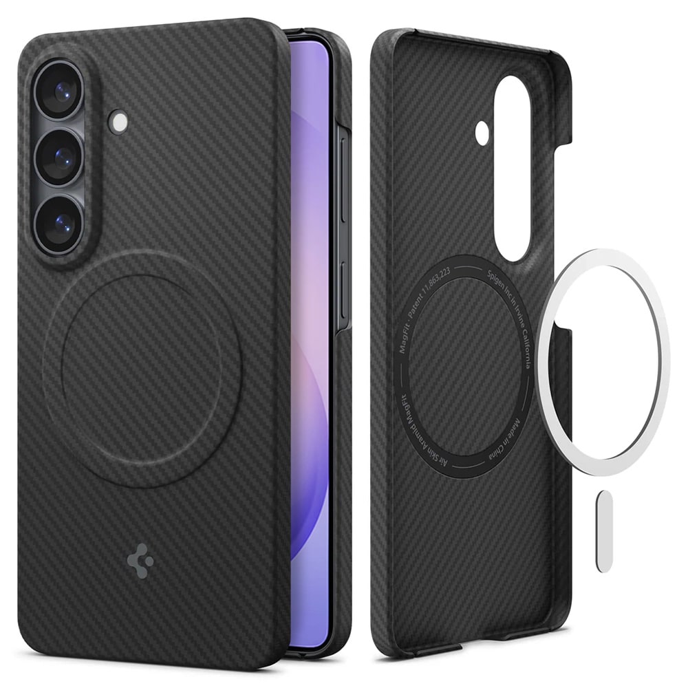 Spigen - Θήκη Air Skin Aramid MagFit (ACS11048) - Samsung Galaxy S26 Plus - Μαύρο - Image 2