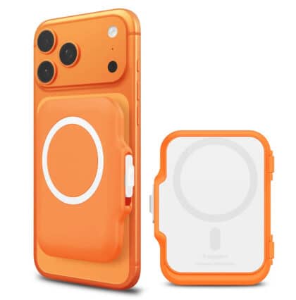 Spigen - Μαγνητική Θήκη TinTap MagFit+ (AFA11380) - MagSafe, Εύκολη Πρόσβαση, Μινιμαλιστική Κατασκευή - Πορτοκαλί