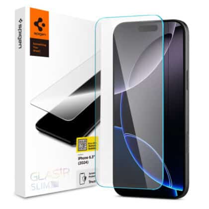 Spigen Glas.TR Slim iPhone 16 Pro 6.3" διαφανές γυαλί σκληρυμένο AGL07937