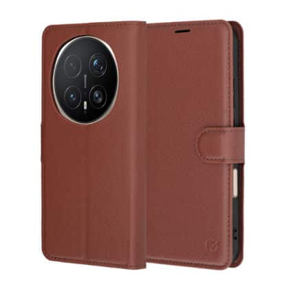 Techsuit Leather Folio - θήκη για Honor Magic8 Pro - Καφέ