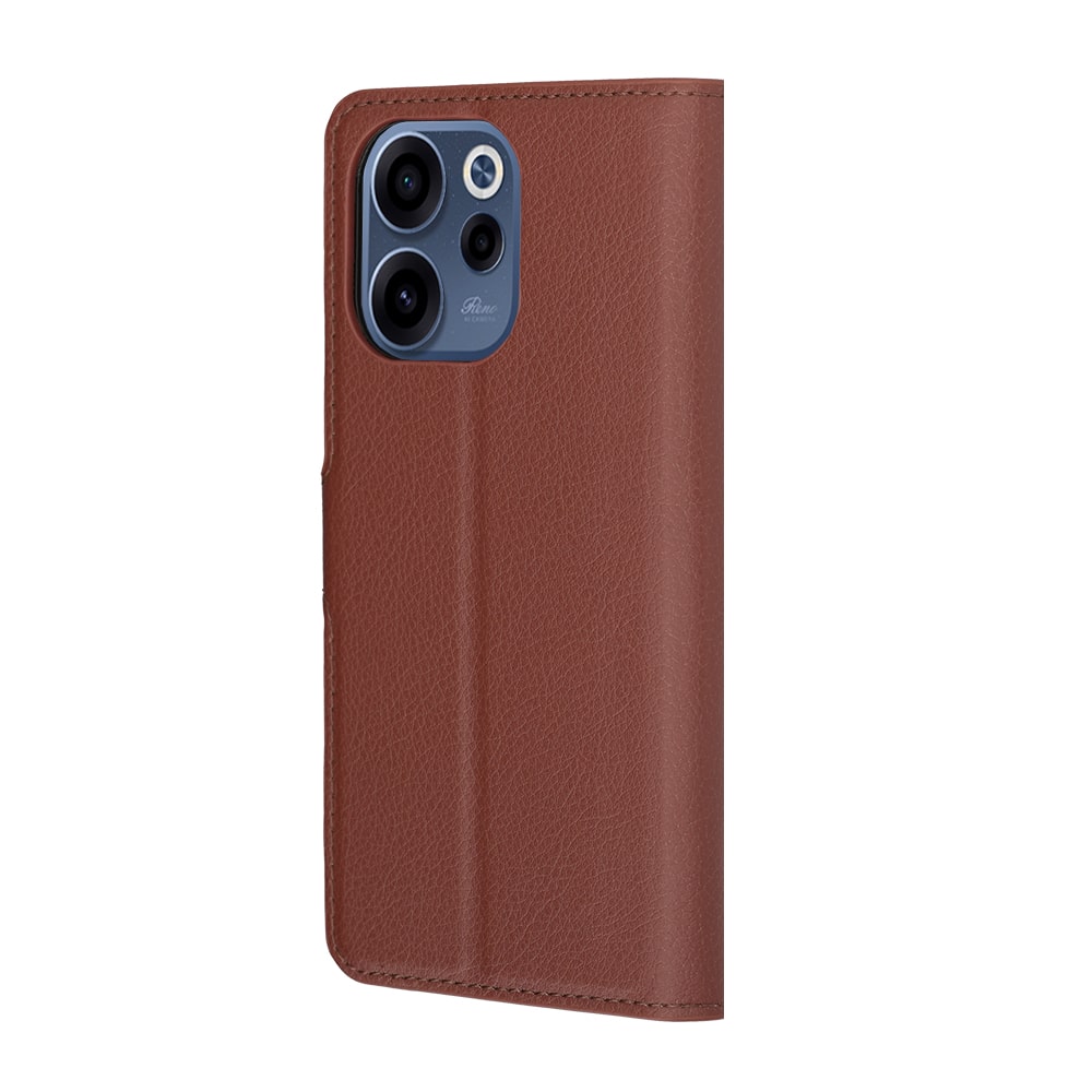 Techsuit Leather Folio - θήκη για Oppo Reno15 F / FS 5G - Καφέ - Image 5