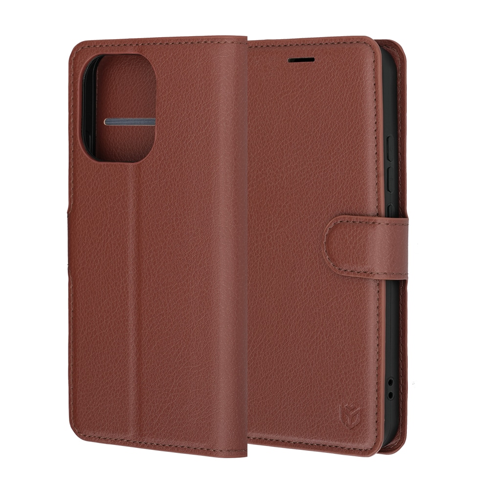 Techsuit Leather Folio - θήκη για Oppo Reno15 F / FS 5G - Καφέ - Image 6