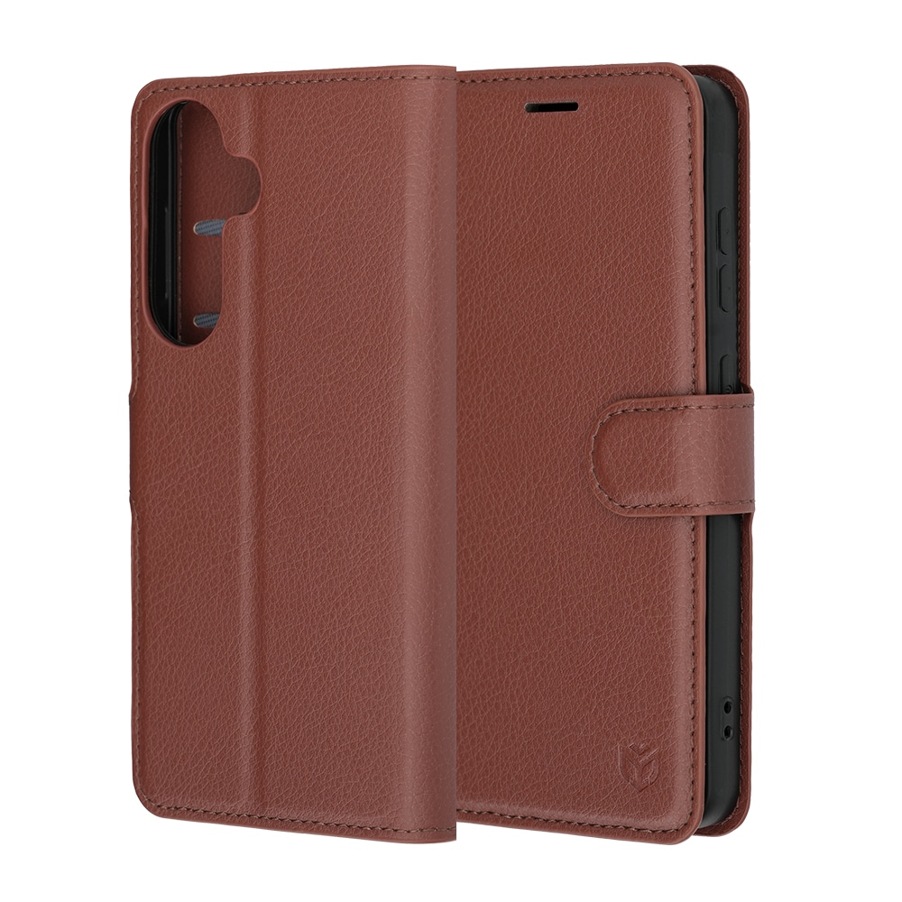 Techsuit - Δερμάτινη θήκη - Samsung Galaxy S26 Plus - Καφέ - Image 6