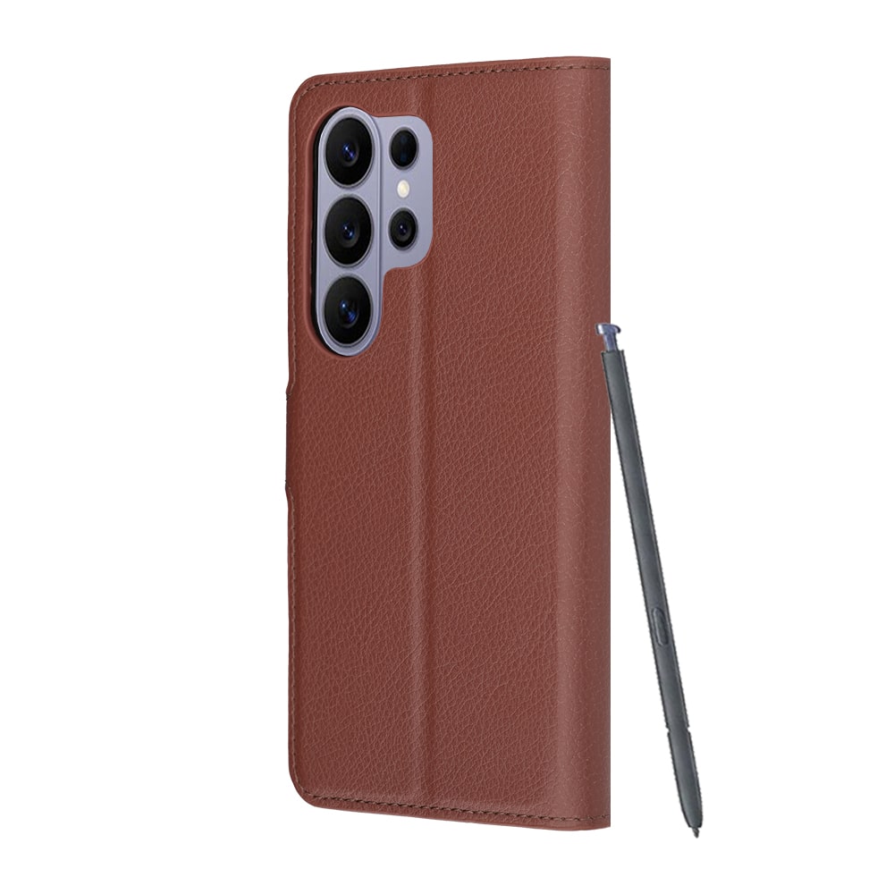 Techsuit Leather Folio - θήκη για Samsung Galaxy S26 Ultra - Καφέ - Image 5