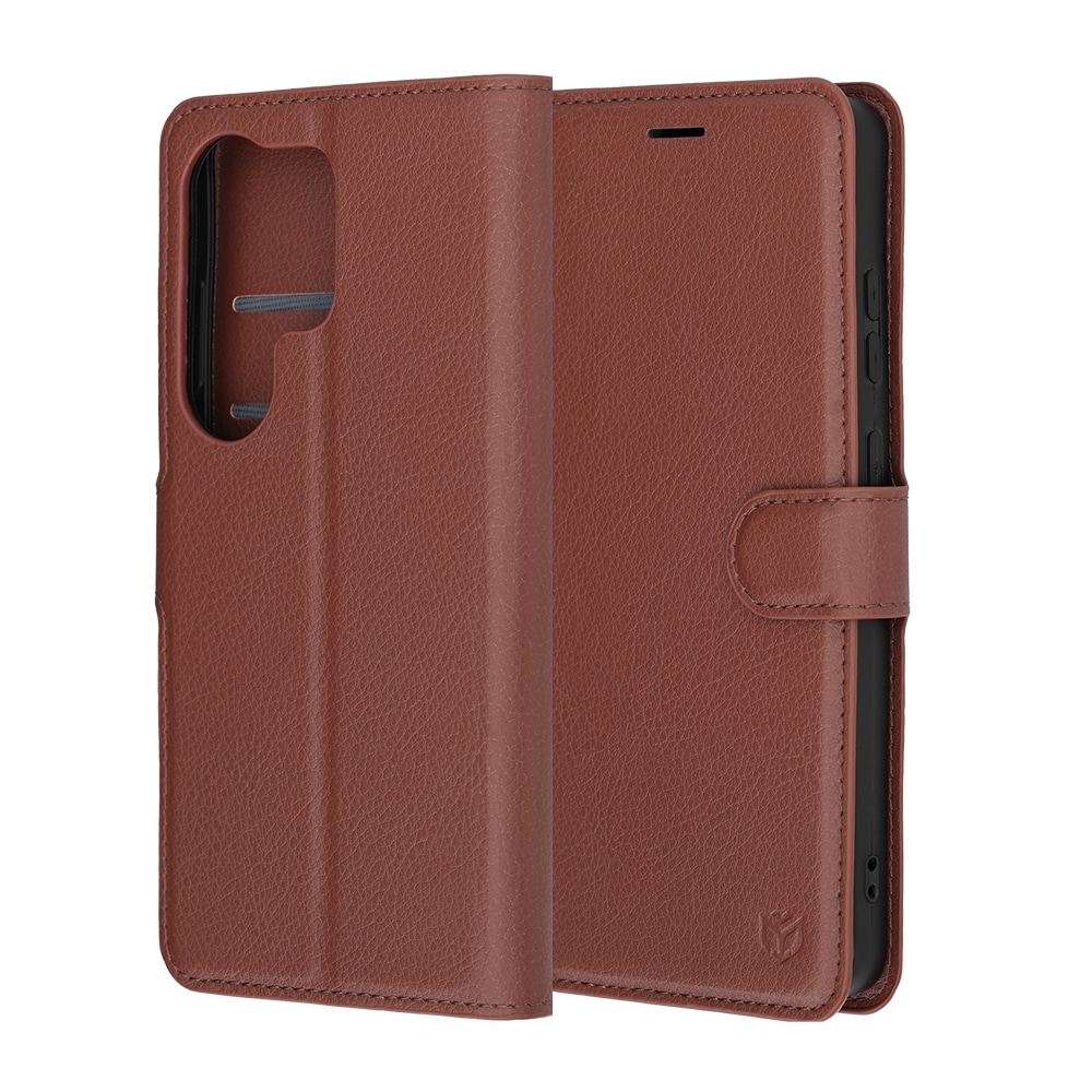 Techsuit Leather Folio - θήκη για Samsung Galaxy S26 Ultra - Καφέ - Image 6